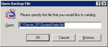 Click OK once file is selected