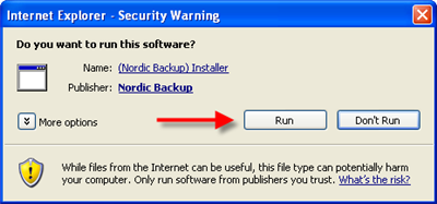Click Run, Yes, Agree or I know where this software came from